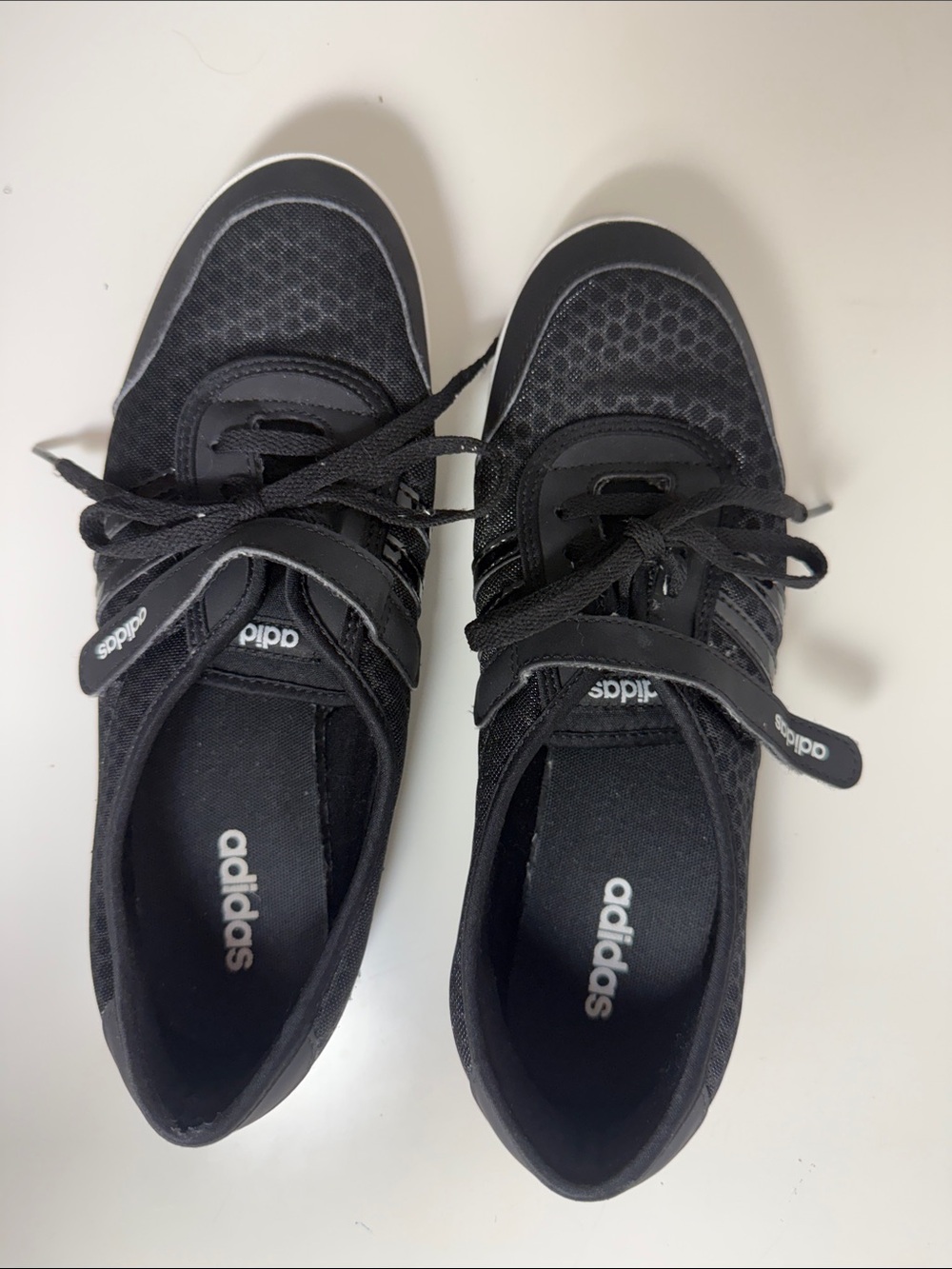 adidas Women’s Black Athletic Lace-Up Sneakers